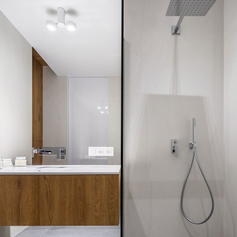 Sleek Shower with Modern Fixtures