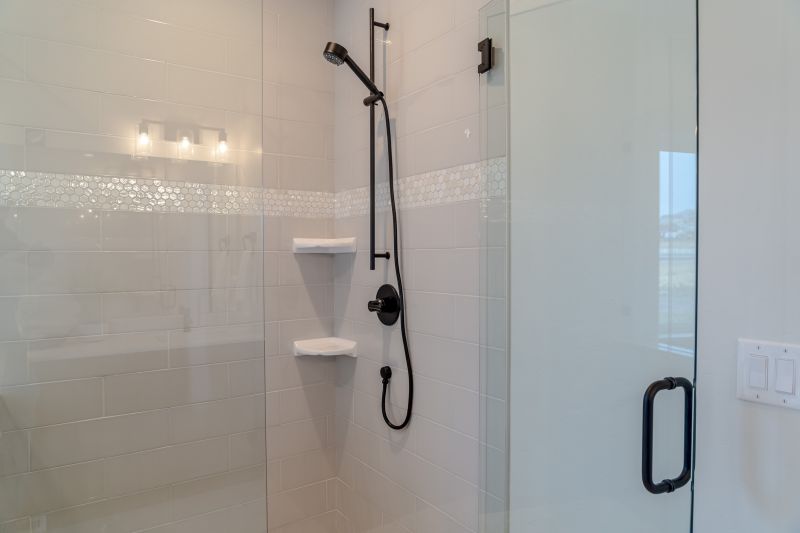 Sleek Frameless Glass Shower